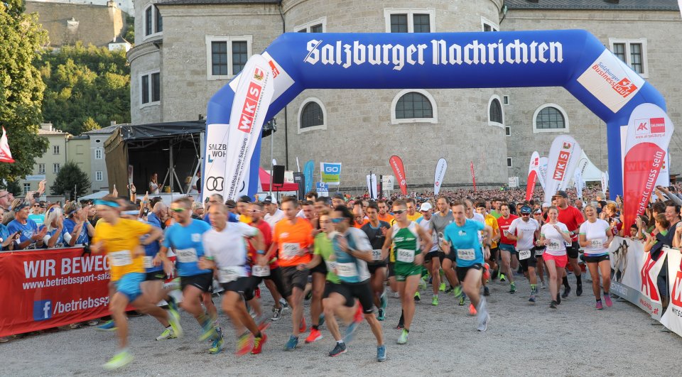 Salzburger Business Lauf 2019 in der Altstadt Salzburg
Foto: Franz Neumayr      12.9.2019