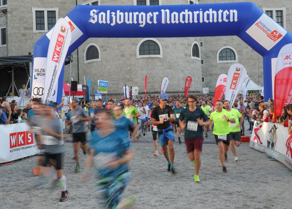 Salzburger Business Lauf 2019 in der Altstadt Salzburg
Foto: Franz Neumayr      12.9.2019