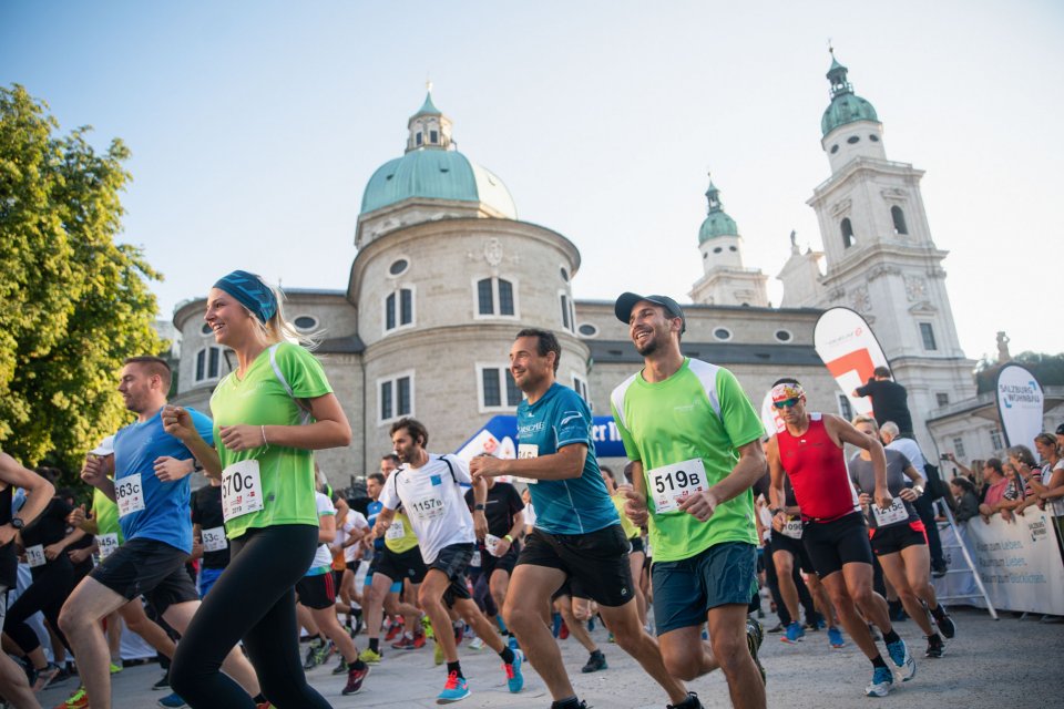 Salzburger Business Lauf 2019 in der Altstadt Salzburg
Foto: Franz Neumayr      12.9.2019