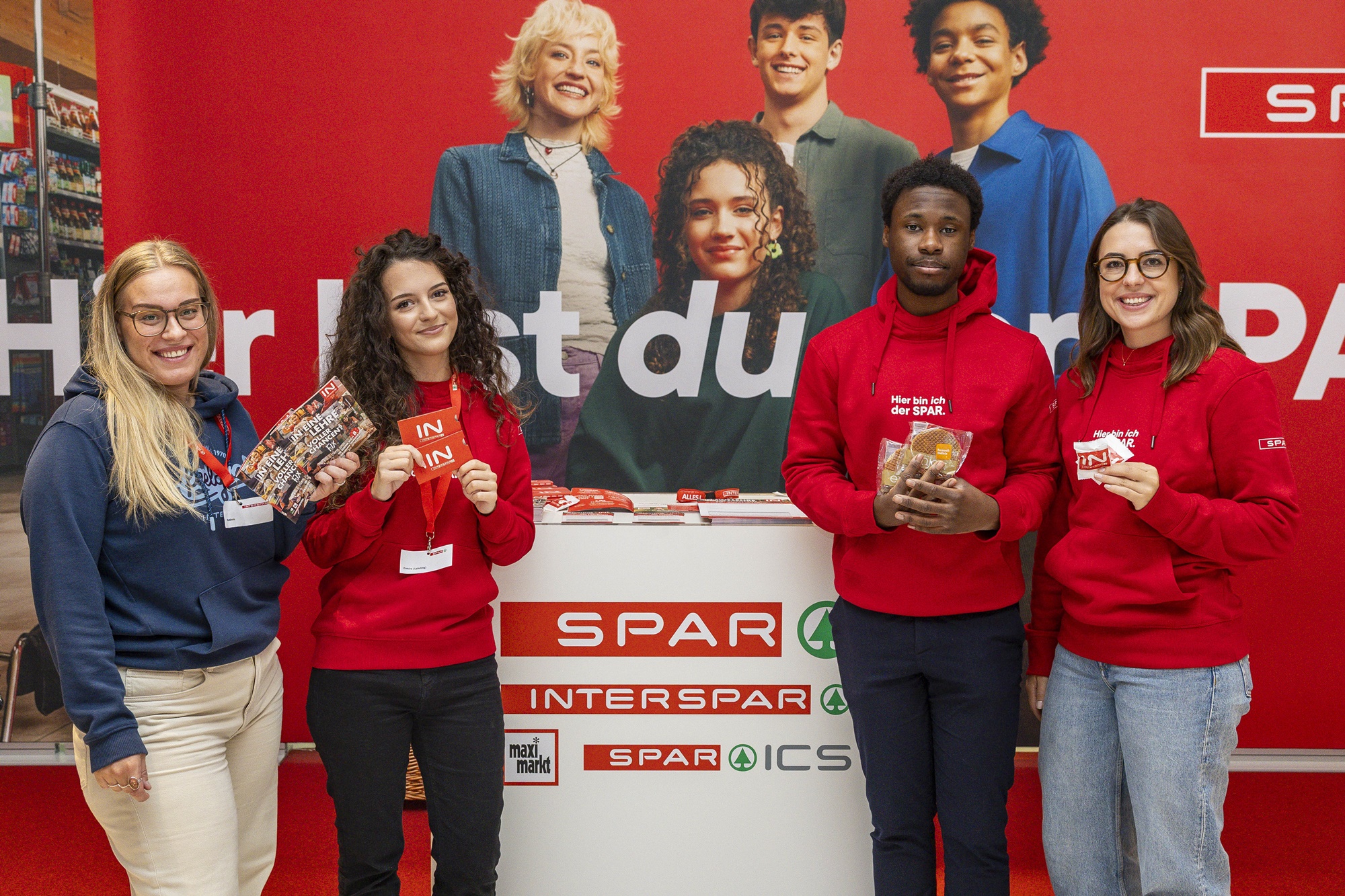 Kathrin Strobl, Ermire Elezi, David Wa-Tshibangu, Magdalena Kranz, Karriereforum Cineplexx Salzburg Airport, 25.9.2025 Foto: wildbild Herbert Rohrer